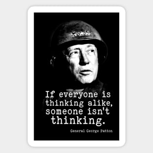 General George Patton | WW2 Quote Magnet